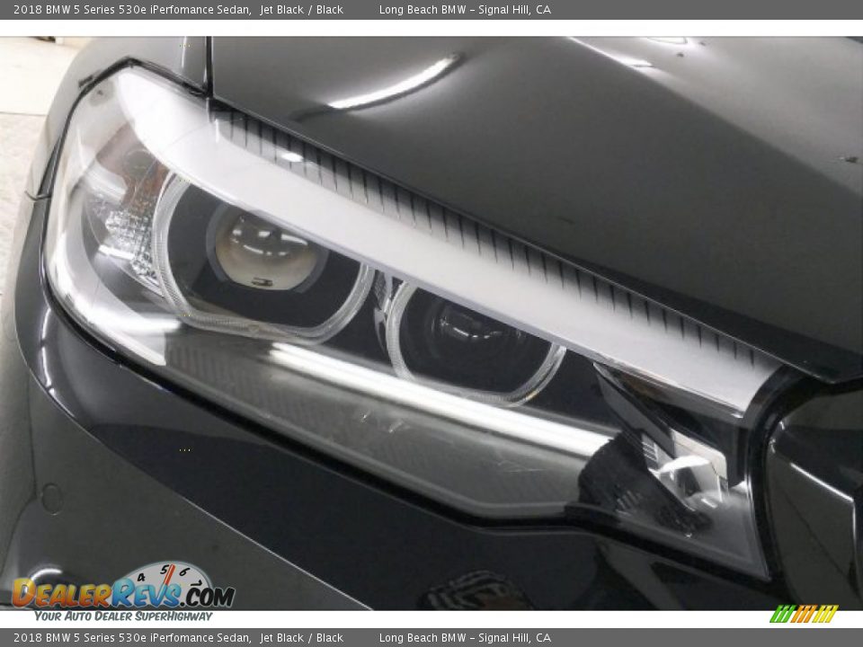 2018 BMW 5 Series 530e iPerfomance Sedan Jet Black / Black Photo #28
