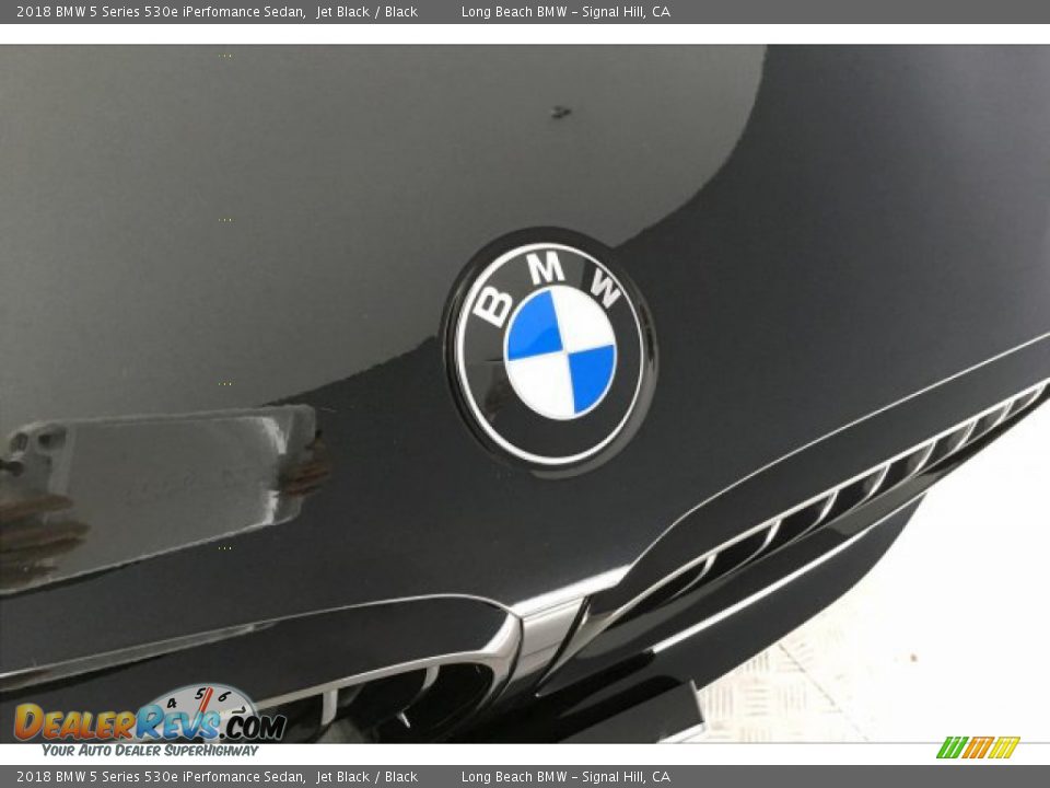 2018 BMW 5 Series 530e iPerfomance Sedan Jet Black / Black Photo #29