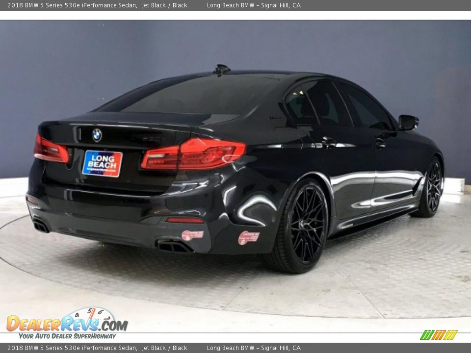 2018 BMW 5 Series 530e iPerfomance Sedan Jet Black / Black Photo #30