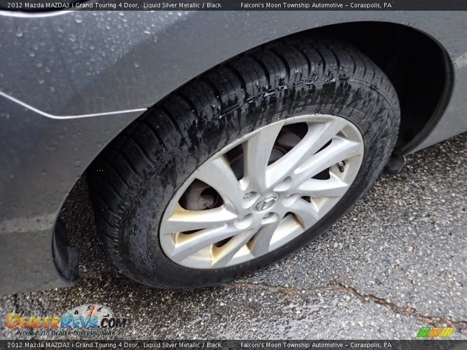 2012 Mazda MAZDA3 i Grand Touring 4 Door Liquid Silver Metallic / Black Photo #5