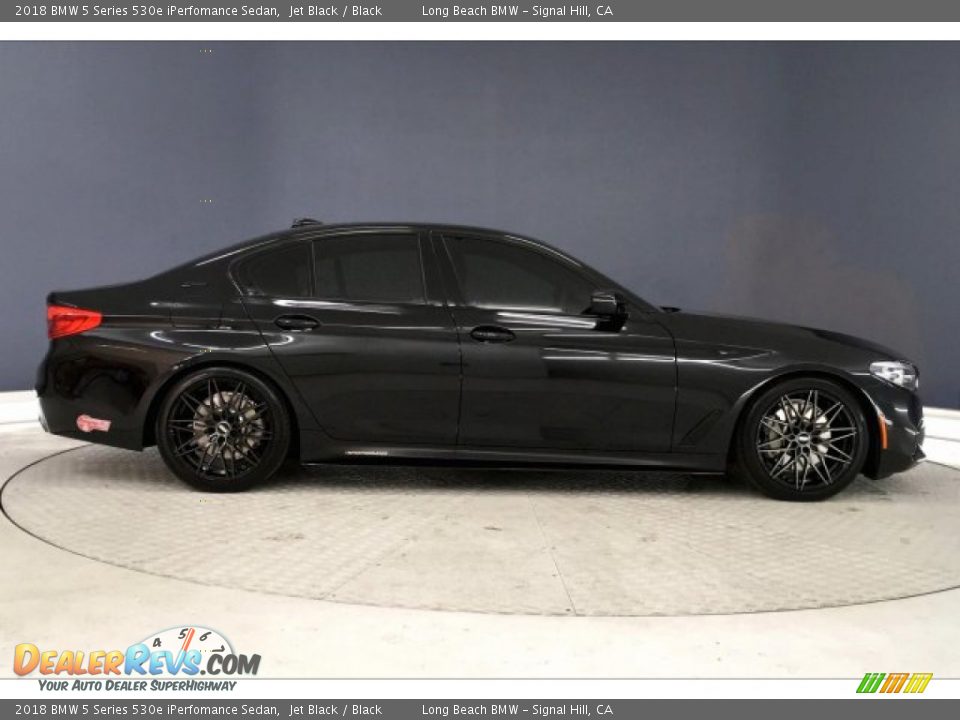 2018 BMW 5 Series 530e iPerfomance Sedan Jet Black / Black Photo #31