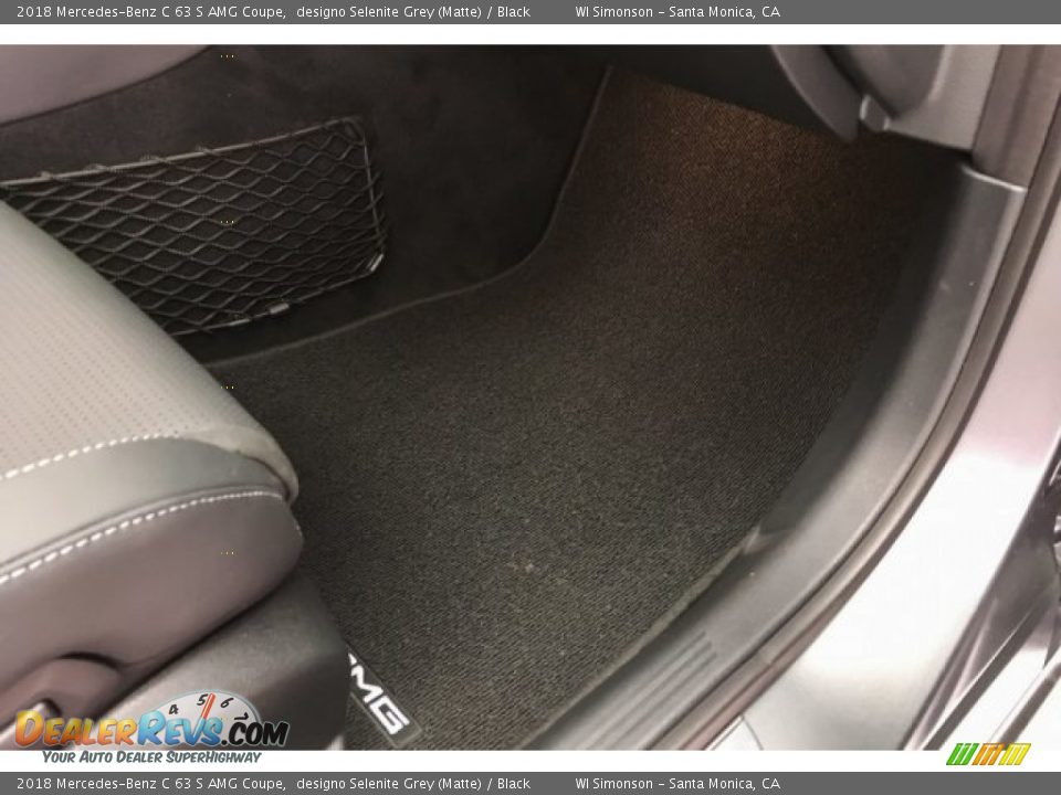 2018 Mercedes-Benz C 63 S AMG Coupe designo Selenite Grey (Matte) / Black Photo #29