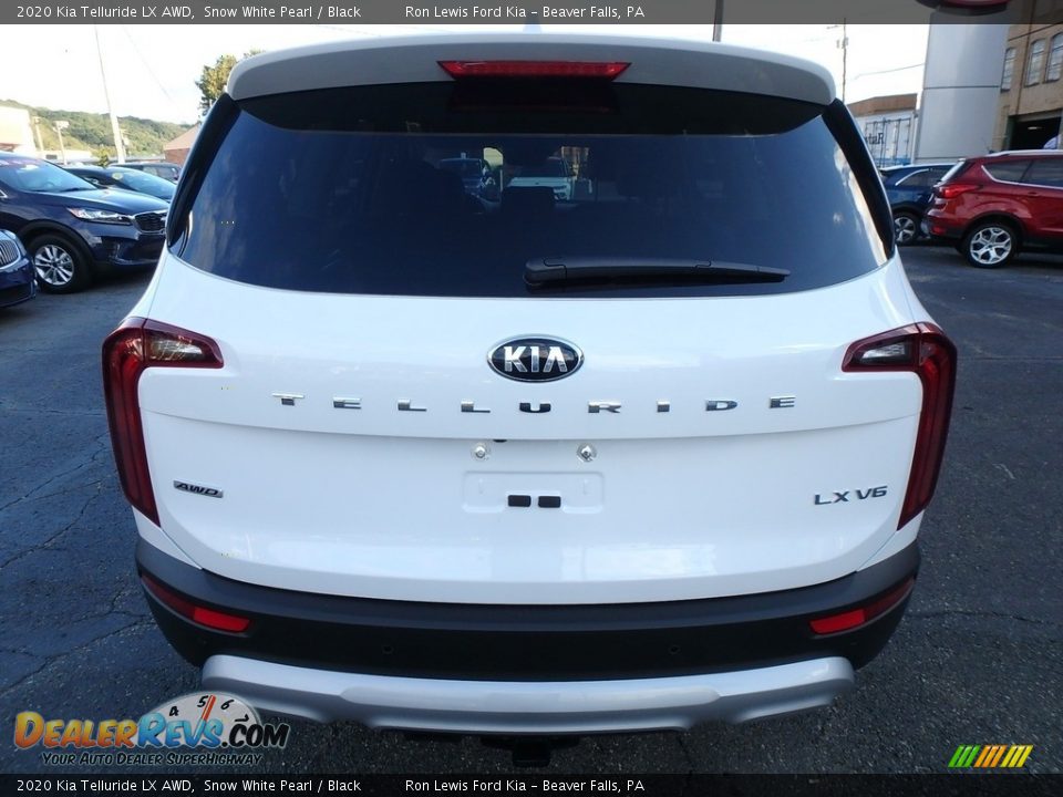 2020 Kia Telluride LX AWD Snow White Pearl / Black Photo #3