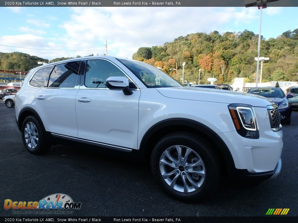 2020 Kia Telluride LX AWD Snow White Pearl / Black Photo #9