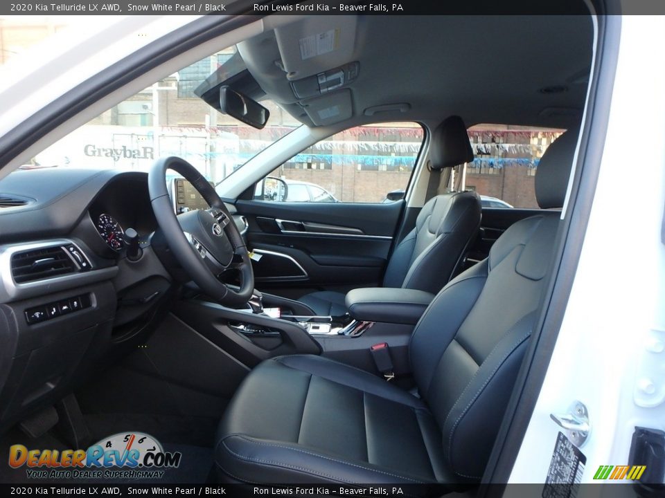2020 Kia Telluride LX AWD Snow White Pearl / Black Photo #12