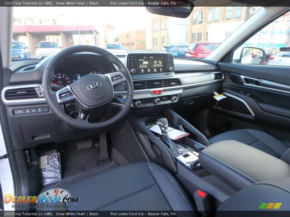 2020 Kia Telluride LX AWD Snow White Pearl / Black Photo #14