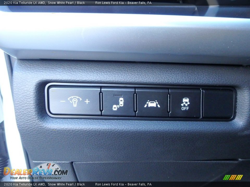 2020 Kia Telluride LX AWD Snow White Pearl / Black Photo #16