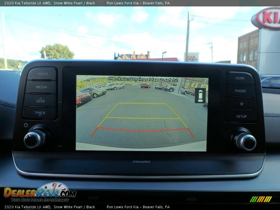 2020 Kia Telluride LX AWD Snow White Pearl / Black Photo #19