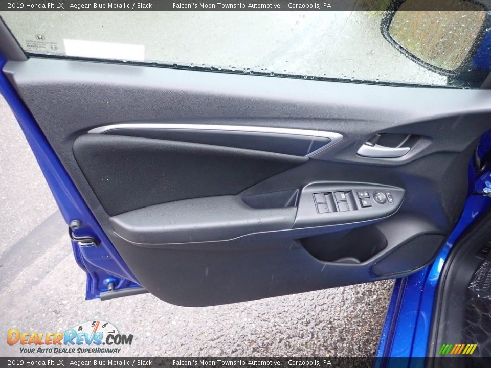 2019 Honda Fit LX Aegean Blue Metallic / Black Photo #12