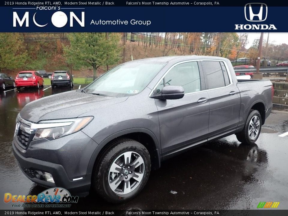 2019 Honda Ridgeline RTL AWD Modern Steel Metallic / Black Photo #1