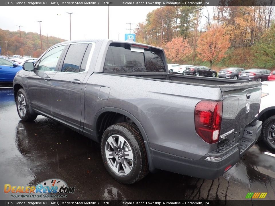 2019 Honda Ridgeline RTL AWD Modern Steel Metallic / Black Photo #2