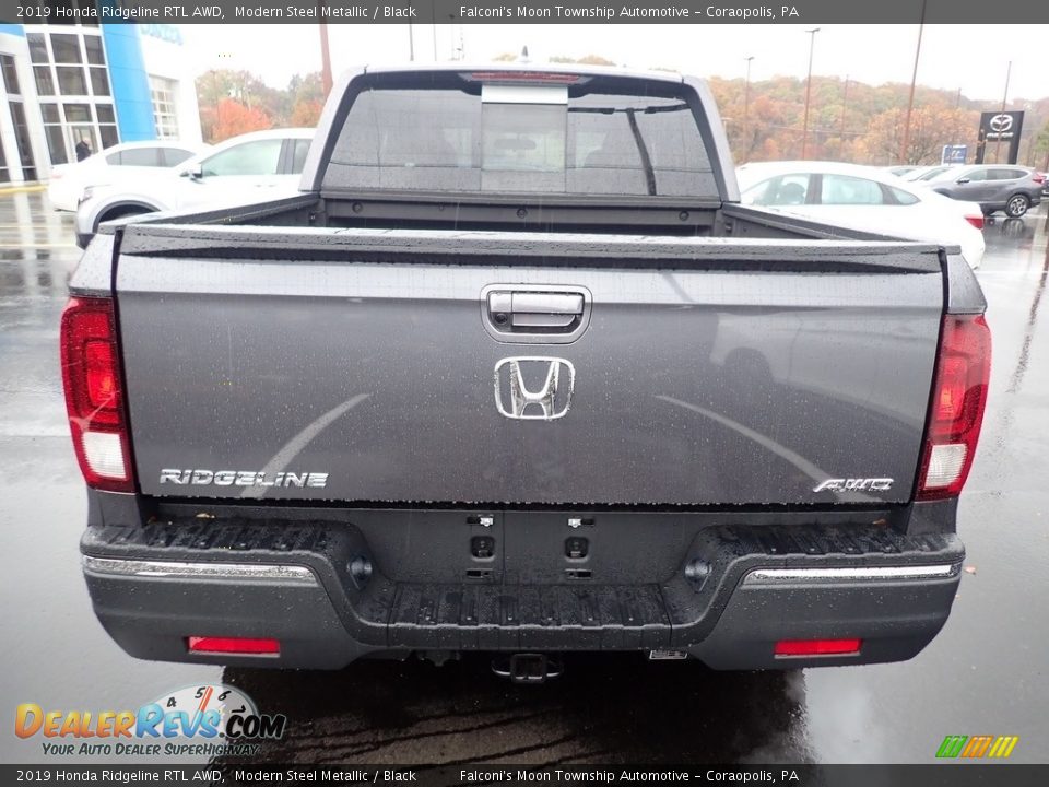 2019 Honda Ridgeline RTL AWD Modern Steel Metallic / Black Photo #3