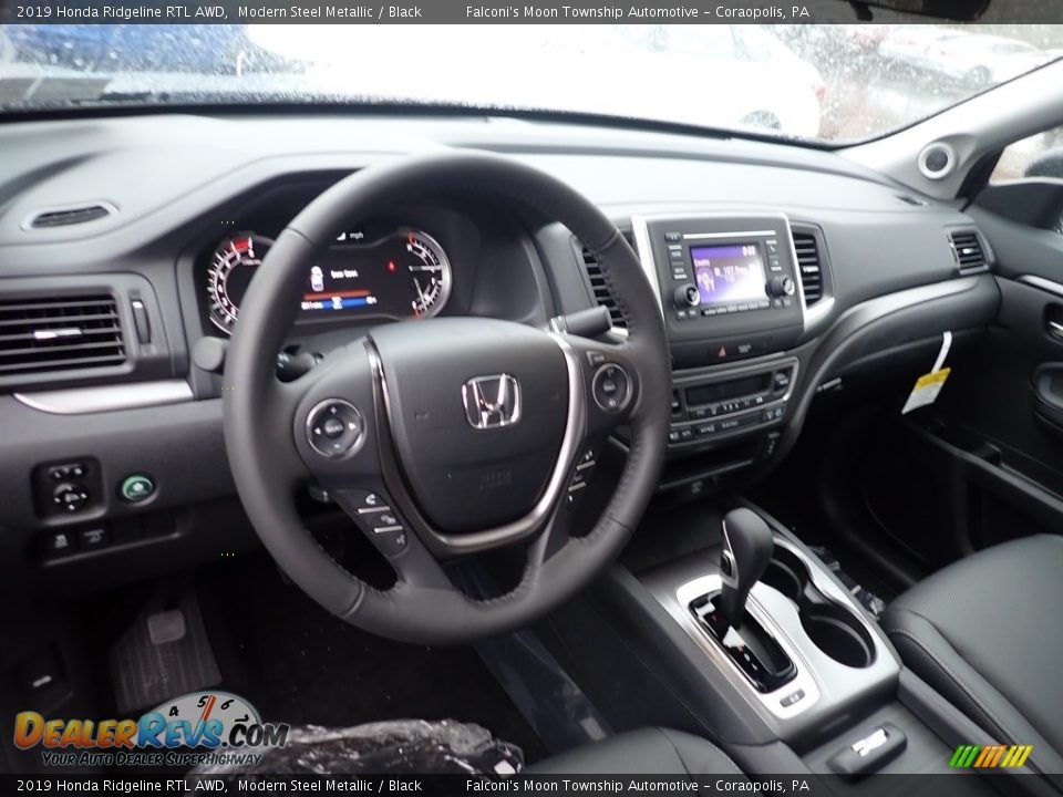 2019 Honda Ridgeline RTL AWD Modern Steel Metallic / Black Photo #9