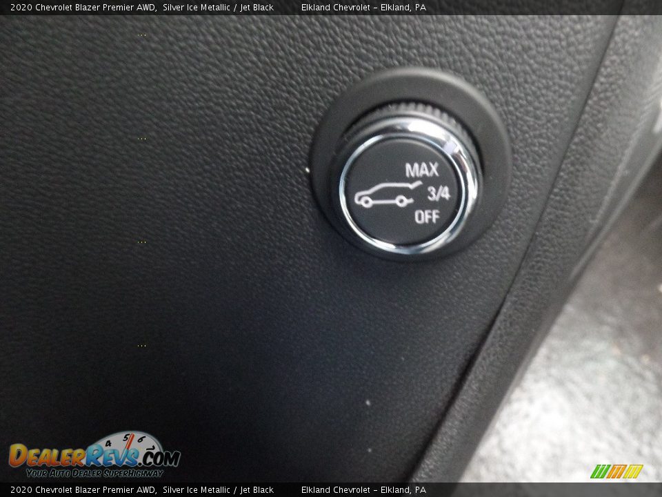2020 Chevrolet Blazer Premier AWD Silver Ice Metallic / Jet Black Photo #24