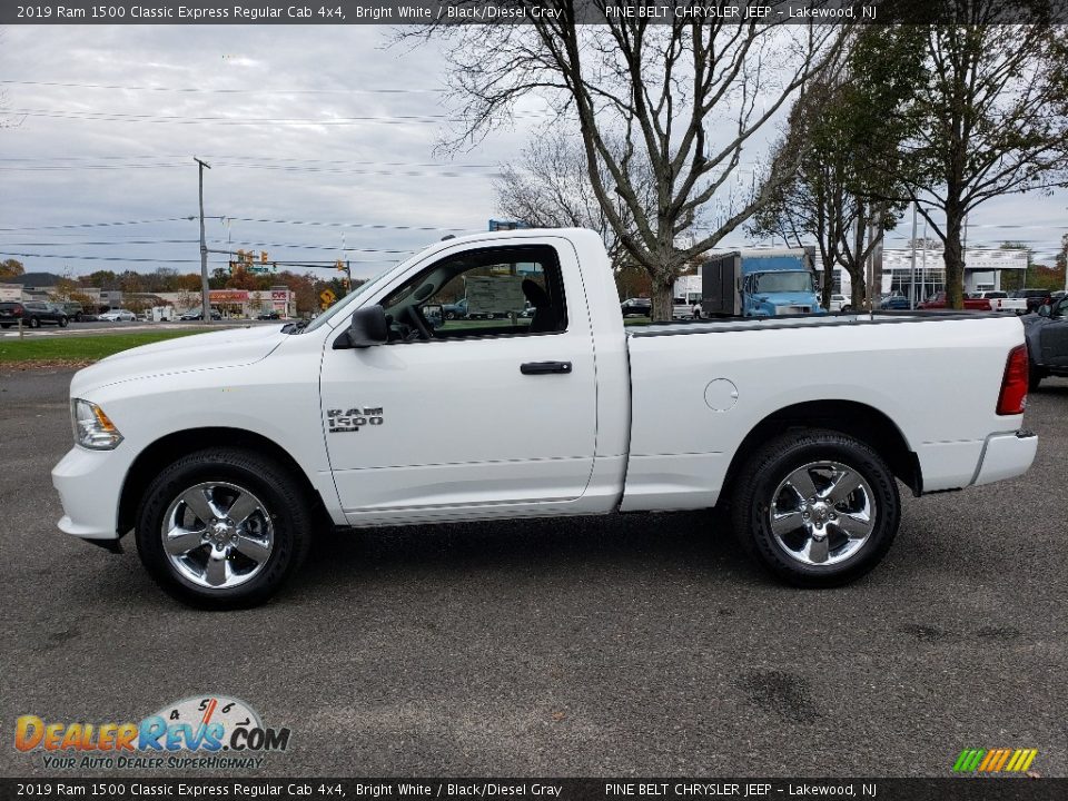 Bright White 2019 Ram 1500 Classic Express Regular Cab 4x4 Photo #3