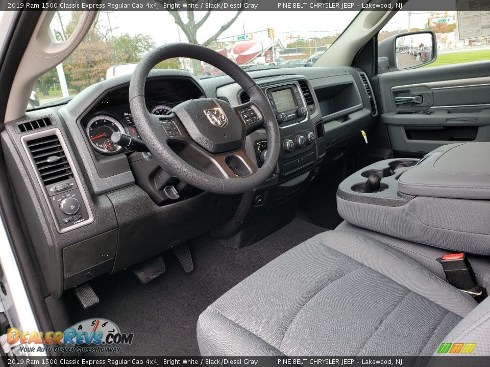 Front Seat of 2019 Ram 1500 Classic Express Regular Cab 4x4 Photo #8