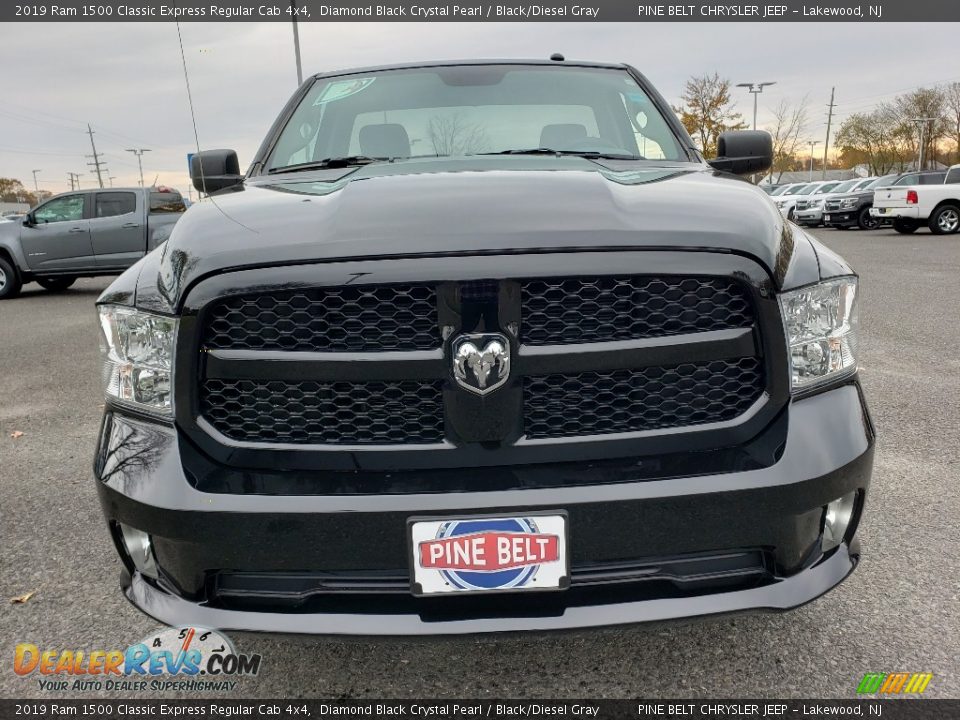 2019 Ram 1500 Classic Express Regular Cab 4x4 Diamond Black Crystal Pearl / Black/Diesel Gray Photo #2