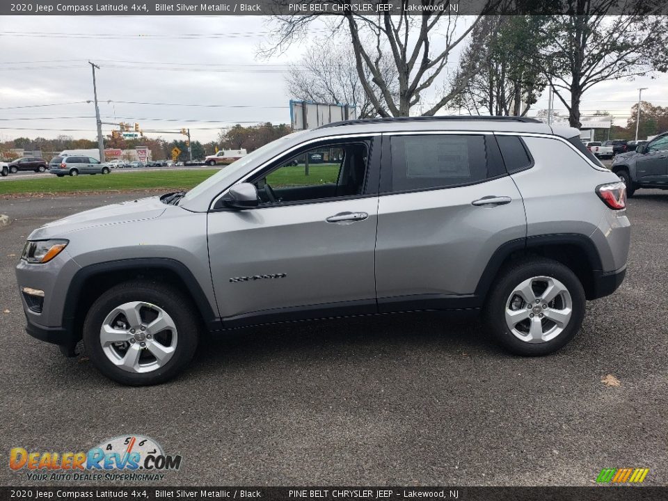 2020 Jeep Compass Latitude 4x4 Billet Silver Metallic / Black Photo #3