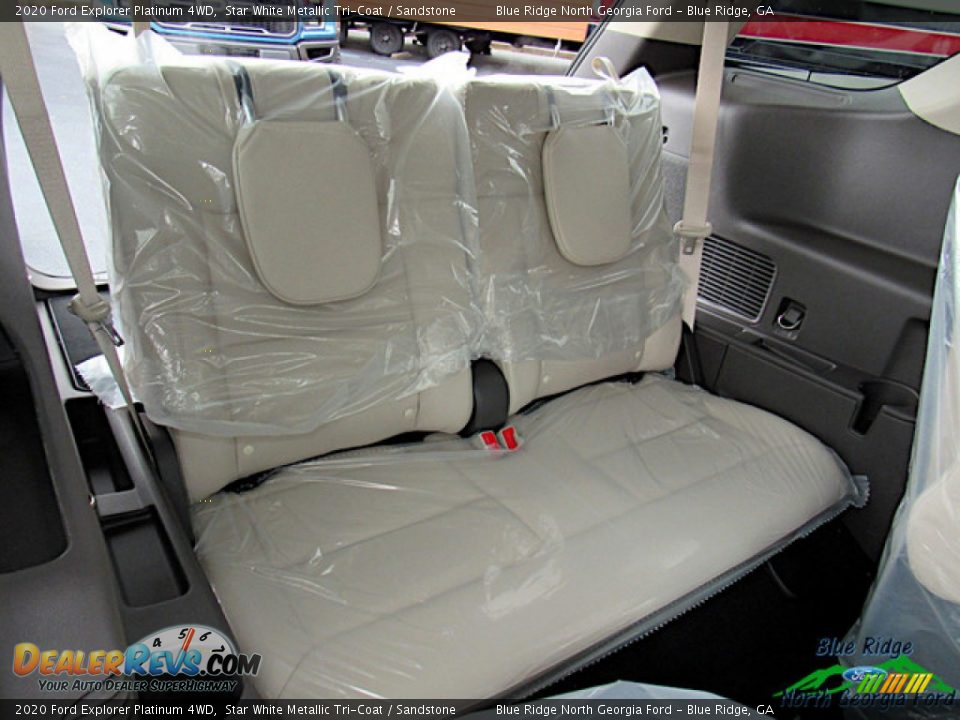 2020 Ford Explorer Platinum 4WD Star White Metallic Tri-Coat / Sandstone Photo #13