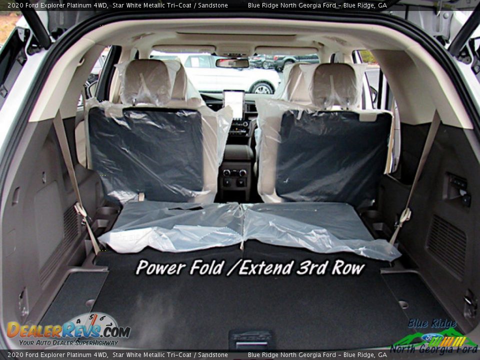 2020 Ford Explorer Platinum 4WD Star White Metallic Tri-Coat / Sandstone Photo #15