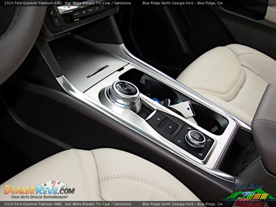 2020 Ford Explorer Platinum 4WD Star White Metallic Tri-Coat / Sandstone Photo #29