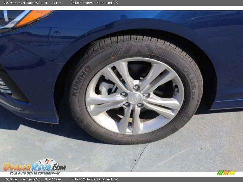2019 Hyundai Sonata SEL Blue / Gray Photo #5