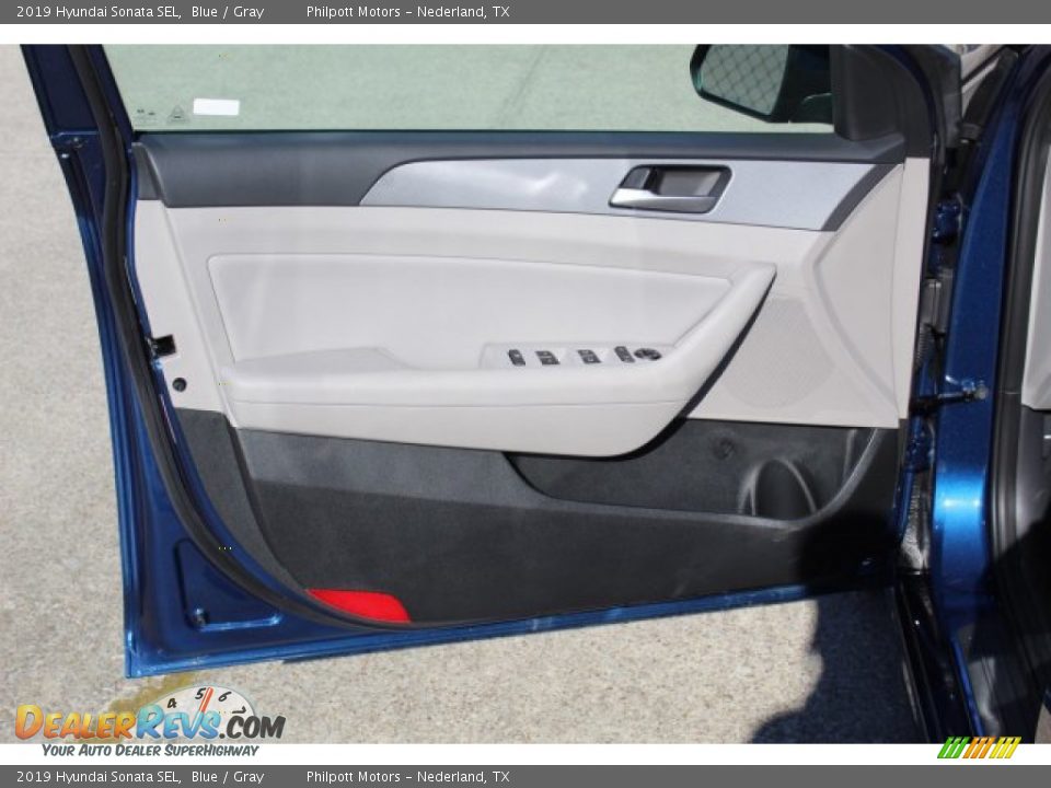 2019 Hyundai Sonata SEL Blue / Gray Photo #9