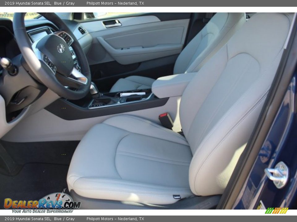 2019 Hyundai Sonata SEL Blue / Gray Photo #10