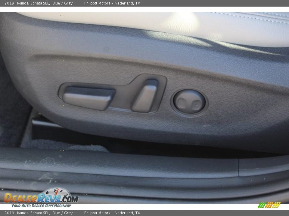 2019 Hyundai Sonata SEL Blue / Gray Photo #11