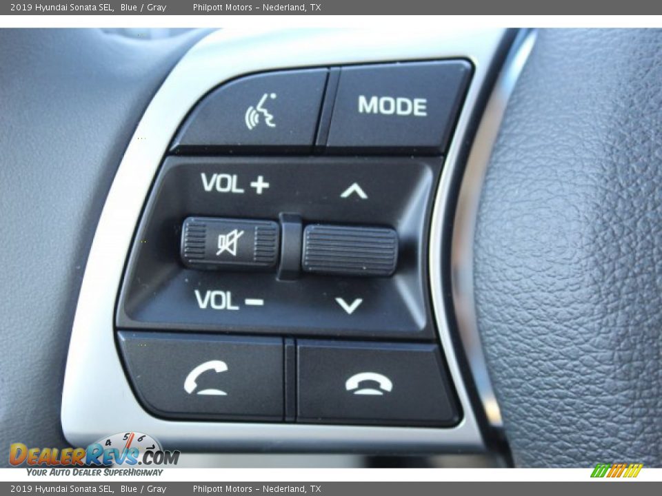 2019 Hyundai Sonata SEL Blue / Gray Photo #12