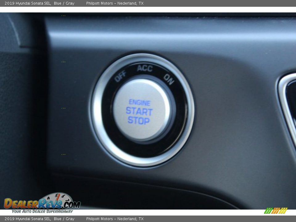 2019 Hyundai Sonata SEL Blue / Gray Photo #18