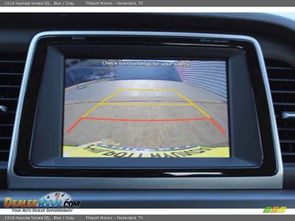 2019 Hyundai Sonata SEL Blue / Gray Photo #19