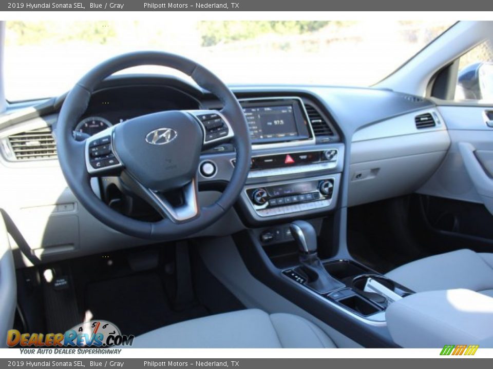 2019 Hyundai Sonata SEL Blue / Gray Photo #22