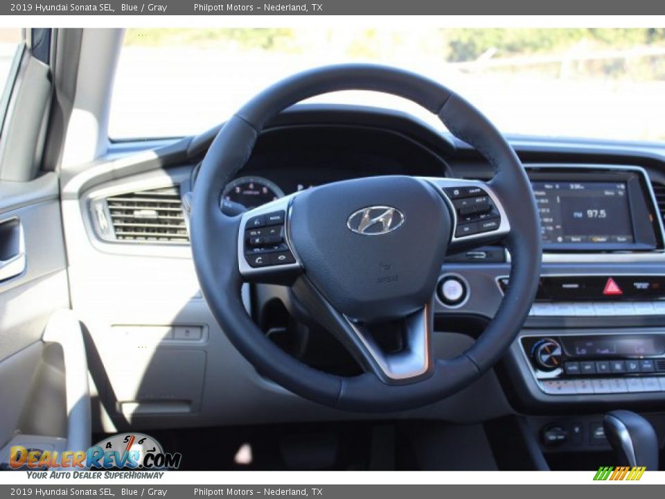 2019 Hyundai Sonata SEL Blue / Gray Photo #23