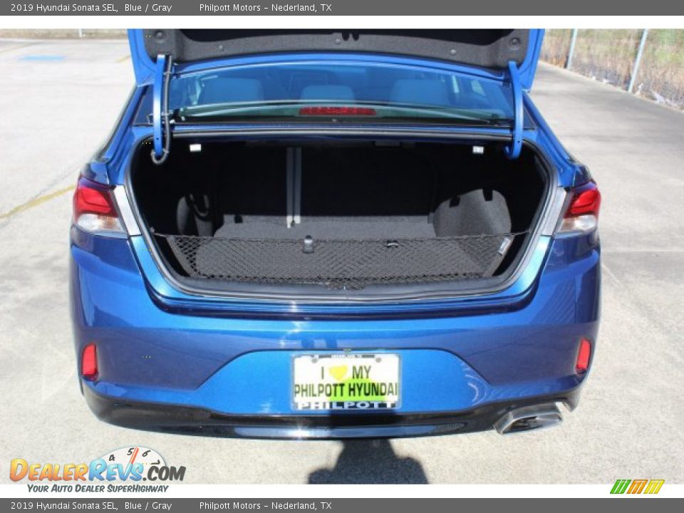 2019 Hyundai Sonata SEL Blue / Gray Photo #24