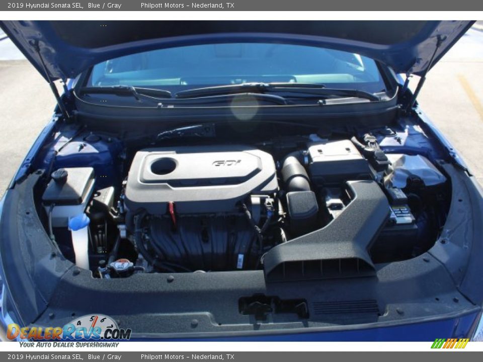 2019 Hyundai Sonata SEL Blue / Gray Photo #25