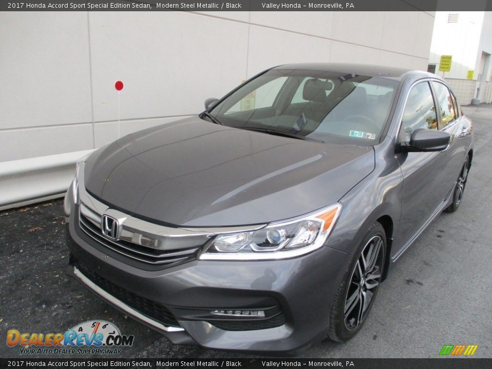 2017 Honda Accord Sport Special Edition Sedan Modern Steel Metallic / Black Photo #9