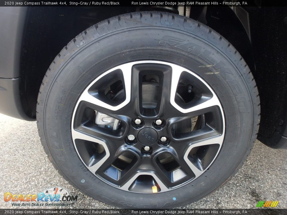 2020 Jeep Compass Trailhawk 4x4 Sting-Gray / Ruby Red/Black Photo #10