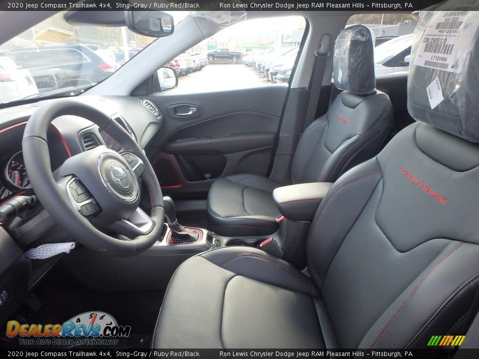 2020 Jeep Compass Trailhawk 4x4 Sting-Gray / Ruby Red/Black Photo #11