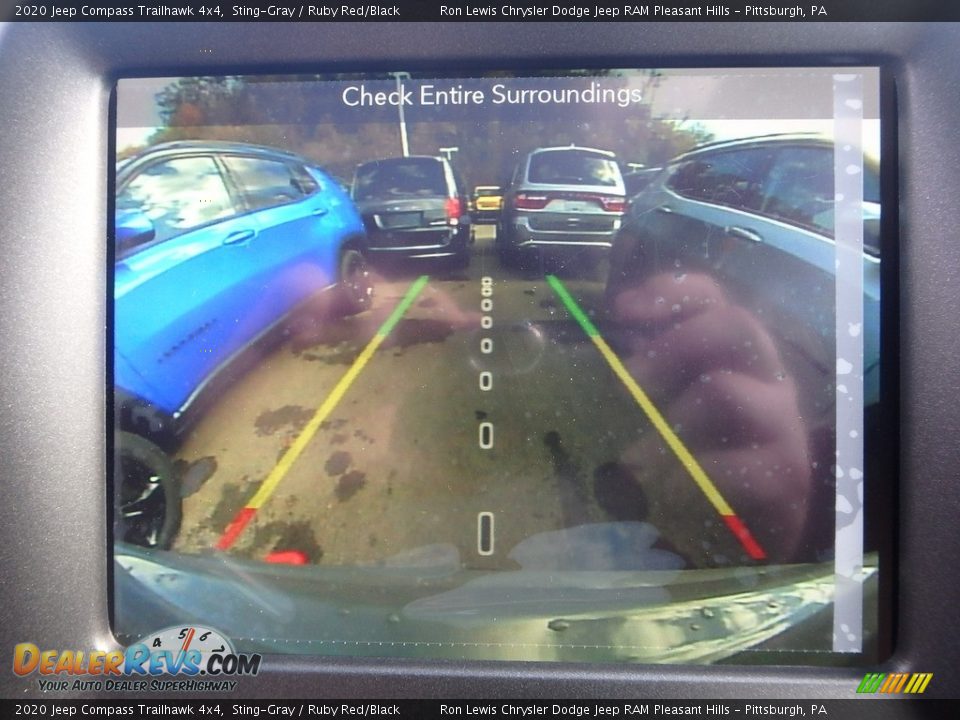 2020 Jeep Compass Trailhawk 4x4 Sting-Gray / Ruby Red/Black Photo #12