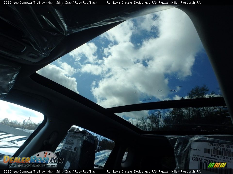 2020 Jeep Compass Trailhawk 4x4 Sting-Gray / Ruby Red/Black Photo #15