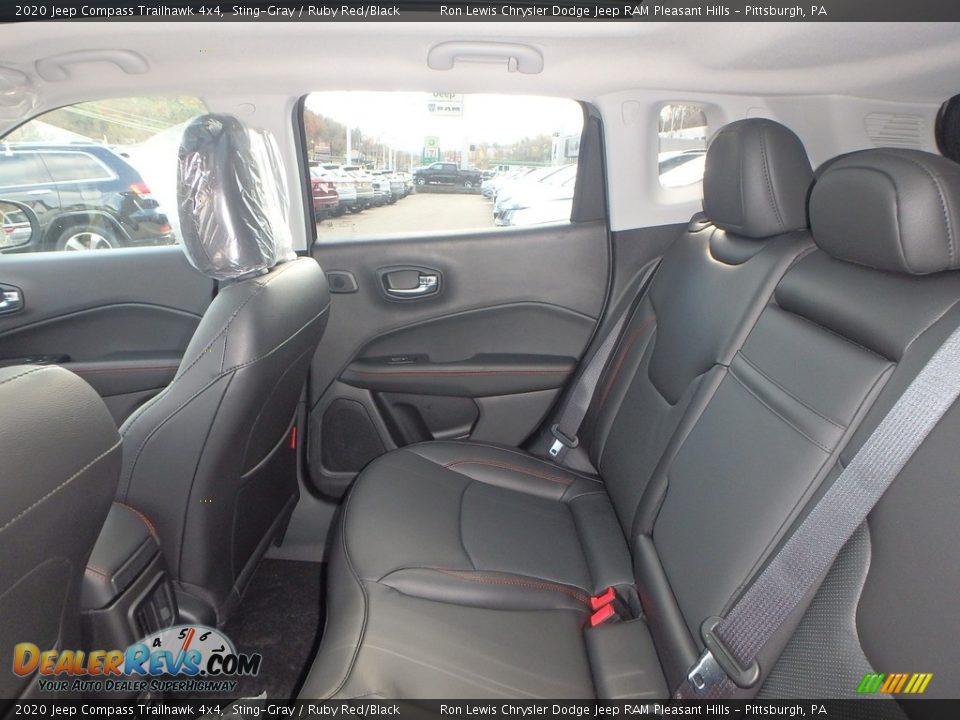 2020 Jeep Compass Trailhawk 4x4 Sting-Gray / Ruby Red/Black Photo #16