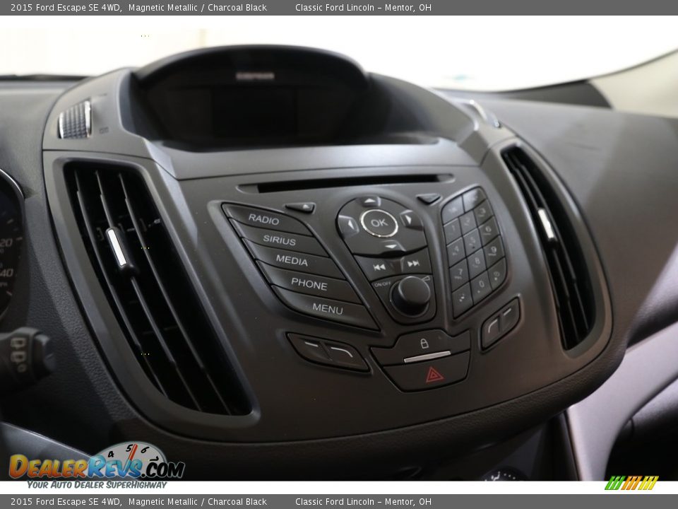 2015 Ford Escape SE 4WD Magnetic Metallic / Charcoal Black Photo #9