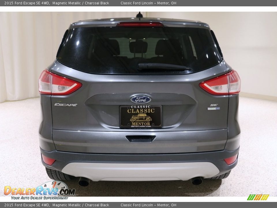 2015 Ford Escape SE 4WD Magnetic Metallic / Charcoal Black Photo #19