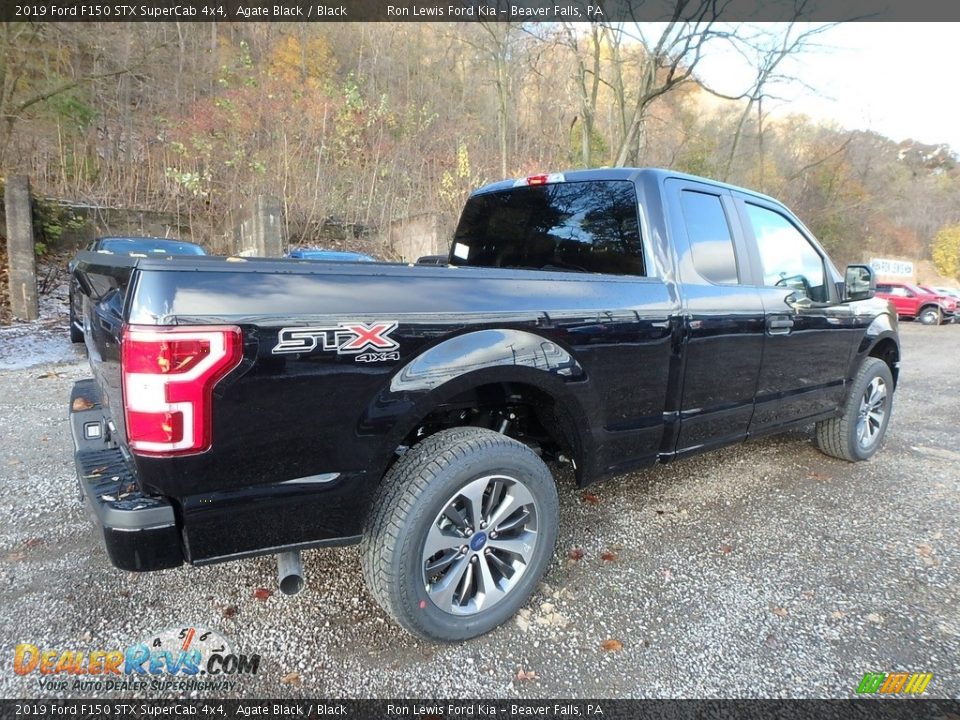 2019 Ford F150 STX SuperCab 4x4 Agate Black / Black Photo #2