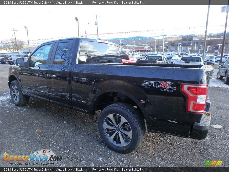 2019 Ford F150 STX SuperCab 4x4 Agate Black / Black Photo #4