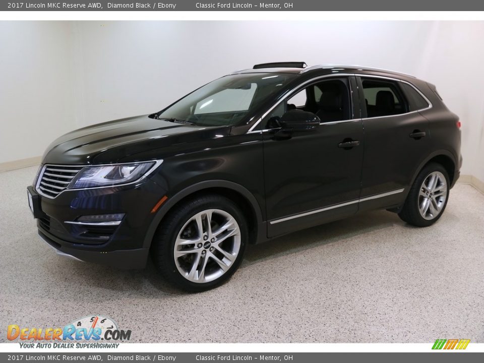 2017 Lincoln MKC Reserve AWD Diamond Black / Ebony Photo #3