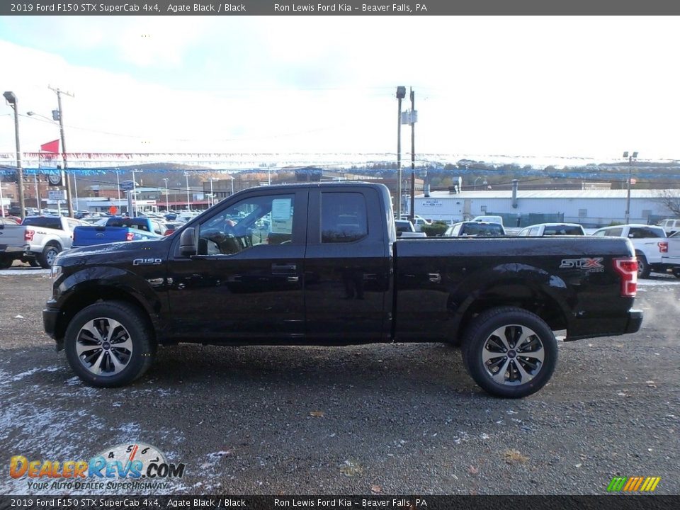 2019 Ford F150 STX SuperCab 4x4 Agate Black / Black Photo #5