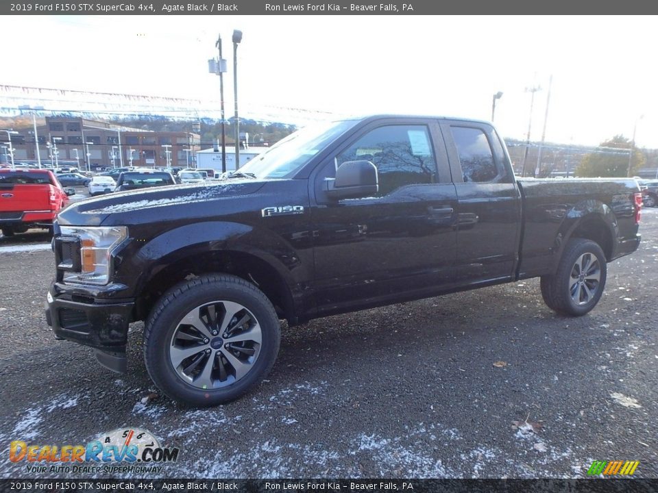 2019 Ford F150 STX SuperCab 4x4 Agate Black / Black Photo #6