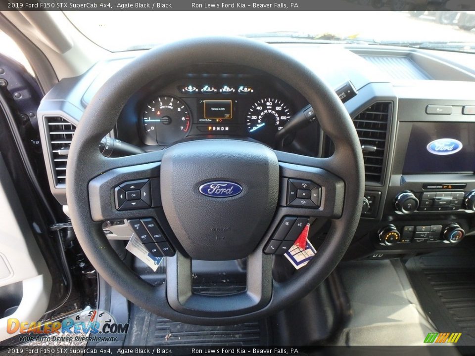 2019 Ford F150 STX SuperCab 4x4 Agate Black / Black Photo #15